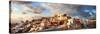 Oia Village, Santorini on Sunset-Maugli-l-Stretched Canvas