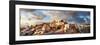 Oia Village, Santorini on Sunset-Maugli-l-Framed Premium Photographic Print