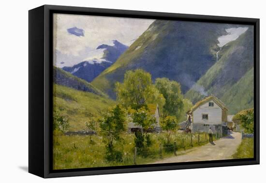 Oie, Nordangsdal-Johannes Martin Grimelund-Framed Stretched Canvas