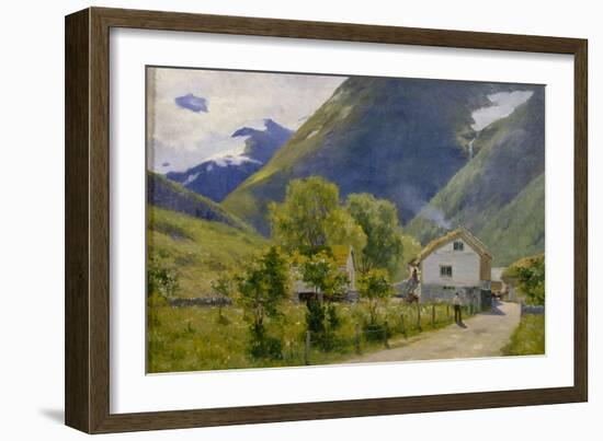 Oie, Nordangsdal-Johannes Martin Grimelund-Framed Giclee Print