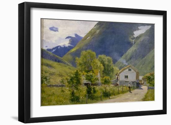 Oie, Nordangsdal-Johannes Martin Grimelund-Framed Giclee Print