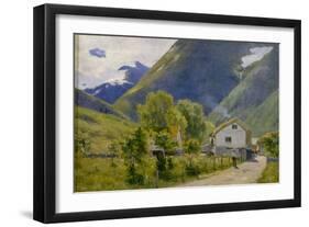 Oie, Nordangsdal-Johannes Martin Grimelund-Framed Giclee Print