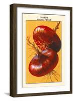 Oignon Rouge Fonce-null-Framed Art Print