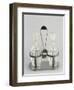 Oil and Vinegar Cruets with Silver Stand-null-Framed Giclee Print