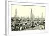 Oil Boom Town-null-Framed Art Print