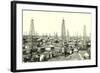 Oil Boom Town-null-Framed Art Print