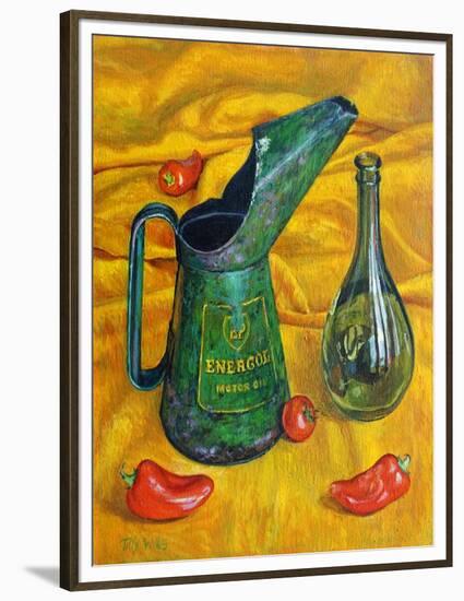 Oil Can with Red , 2017-Tilly Willis-Framed Premium Giclee Print