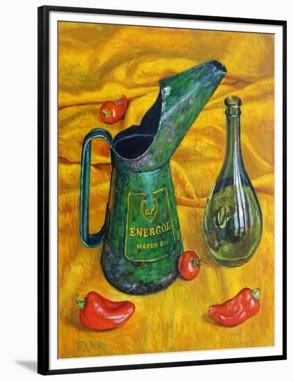 Oil Can with Red , 2017-Tilly Willis-Framed Premium Giclee Print