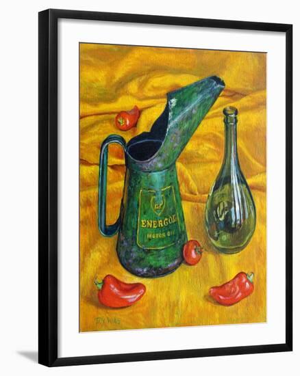 Oil Can with Red , 2017-Tilly Willis-Framed Giclee Print