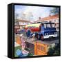 Oil Delivery-null-Framed Stretched Canvas