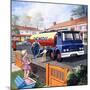 Oil Delivery-null-Mounted Giclee Print