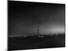 Oil Derricks at Dusk-null-Mounted Photographic Print