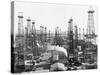 Oil Derricks in California-null-Stretched Canvas