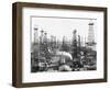 Oil Derricks in California-null-Framed Photographic Print