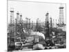 Oil Derricks in California-null-Mounted Photographic Print