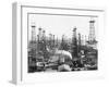 Oil Derricks in California-null-Framed Photographic Print