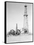 Oil Derricks in Field-Philip Gendreau-Framed Stretched Canvas