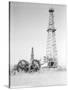 Oil Derricks in Field-Philip Gendreau-Stretched Canvas