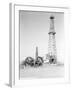 Oil Derricks in Field-Philip Gendreau-Framed Photographic Print