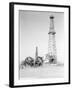 Oil Derricks in Field-Philip Gendreau-Framed Photographic Print