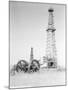 Oil Derricks in Field-Philip Gendreau-Mounted Photographic Print