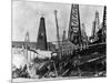 Oil Derricks in Romania-null-Mounted Photographic Print