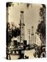 Oil Derricks-null-Stretched Canvas