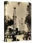 Oil Derricks-null-Stretched Canvas