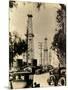 Oil Derricks-null-Mounted Photographic Print