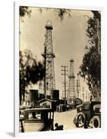 Oil Derricks-null-Framed Photographic Print