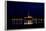 Oil Drilling Rig At Night, North Sea-Duncan Shaw-Framed Photographic Print