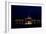 Oil Drilling Rig At Night, North Sea-Duncan Shaw-Framed Photographic Print