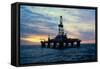Oil Drilling Rig-null-Framed Stretched Canvas