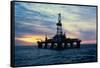 Oil Drilling Rig-null-Framed Stretched Canvas