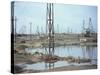 Oil Field, Baku, Azerbaijan, Central Asia, Asia-Oliviero Olivieri-Stretched Canvas