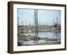 Oil Field, Baku, Azerbaijan, Central Asia, Asia-Oliviero Olivieri-Framed Photographic Print