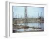 Oil Field, Baku, Azerbaijan, Central Asia, Asia-Oliviero Olivieri-Framed Photographic Print