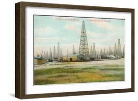 Oil Field, Humble, Texas-null-Framed Art Print