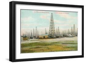 Oil Field, Humble, Texas-null-Framed Art Print