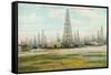 Oil Field, Humble, Texas-null-Framed Stretched Canvas