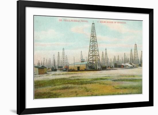Oil Field, Humble, Texas-null-Framed Premium Giclee Print