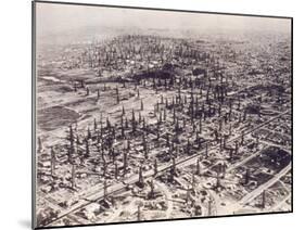 Oil Field Near Long Beach, Ca, 1925-null-Mounted Photographic Print