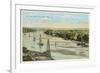 Oil Field Near Tulsa Oklahoma-null-Framed Premium Photographic Print