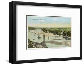 Oil Field Near Tulsa Oklahoma-null-Framed Photographic Print