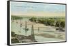 Oil Field Near Tulsa Oklahoma-null-Framed Stretched Canvas