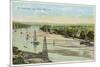 Oil Field Near Tulsa Oklahoma-null-Mounted Photographic Print