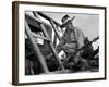 Oil Field Worker-Carl Mydans-Framed Photographic Print