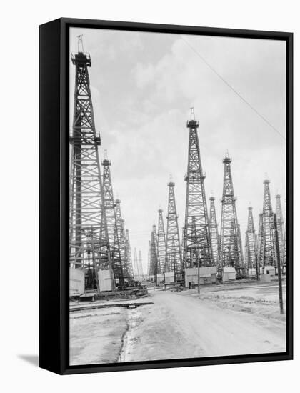 Oil Fields in Texas-null-Framed Stretched Canvas