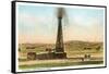 Oil Gusher, Amarillo, Texas-null-Framed Stretched Canvas