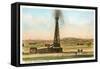 Oil Gusher, Amarillo, Texas-null-Framed Stretched Canvas